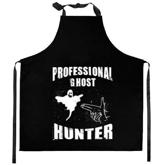 Ghost Hunter Ghost Hunting Paranormal Investigato Kitchen Aprons