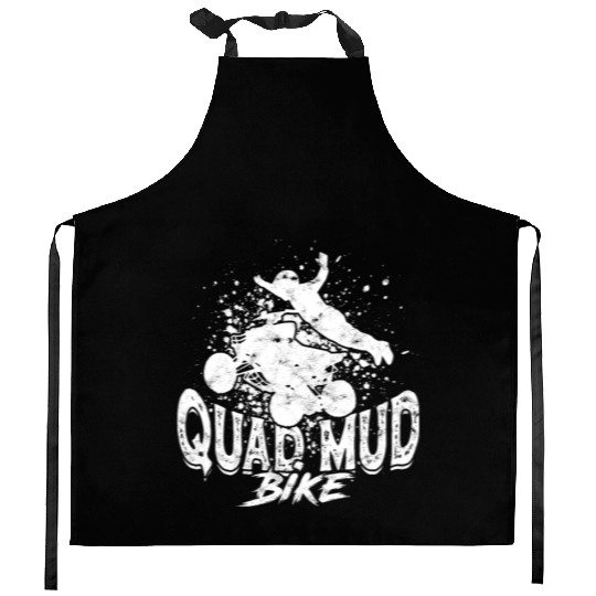 Offroad racing Dirt Mud Quad Bike Rider 4 Wheeler Kitchen Aprons