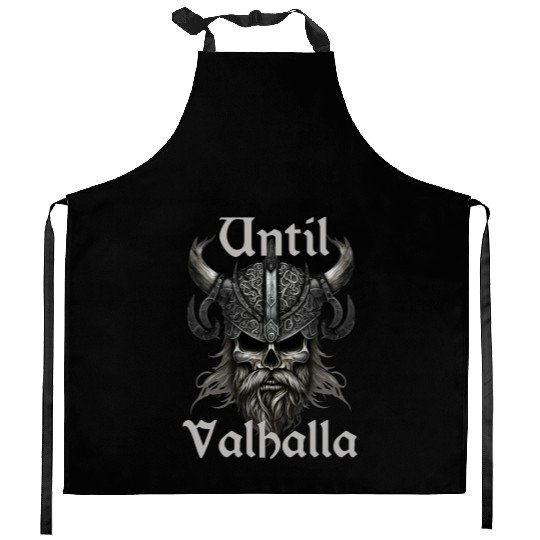 Until Valhalla Kitchen Aprons