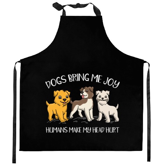 Dog Owner Dog Lover Dog Breeder Paw Love Puppy Kitchen Aprons
