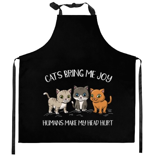 Cat Owner Cat Whisperer Kitten Paw Love Pet Cat Kitchen Aprons