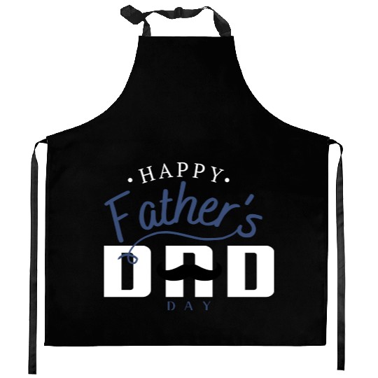 The best dad father's day design Kitchen Aprons