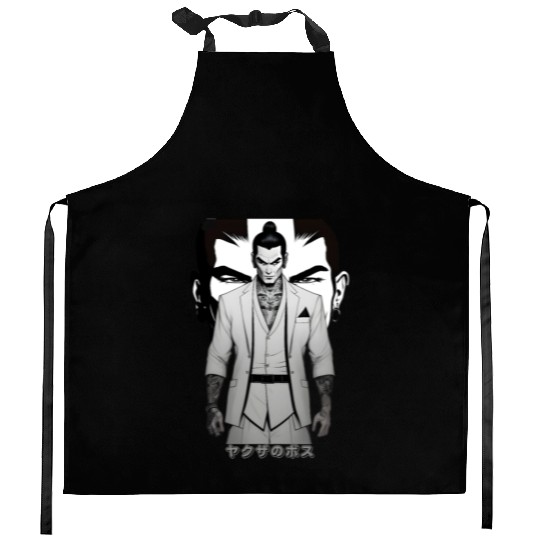 Yakuza Boss A Mafia Gangster From Japan Full of Ta Kitchen Aprons
