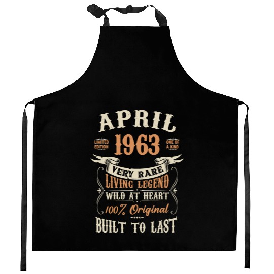 April 1963 Birthday Surprise Kitchen Aprons