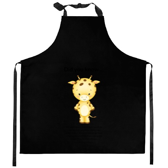 Did you know ... giraffe Kitchen Aprons