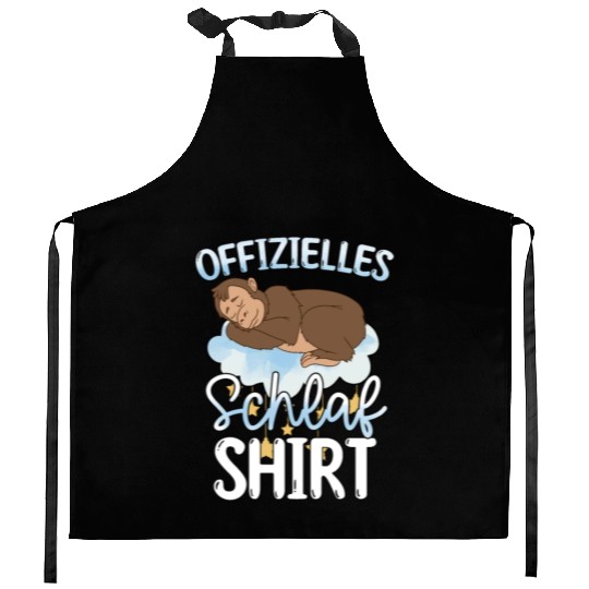 Official Sleep Kitchen Aprons Bear