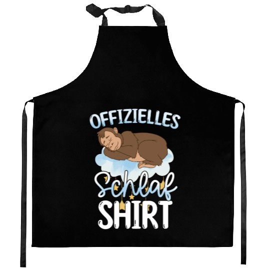 Official Sleep Kitchen Aprons Bear
