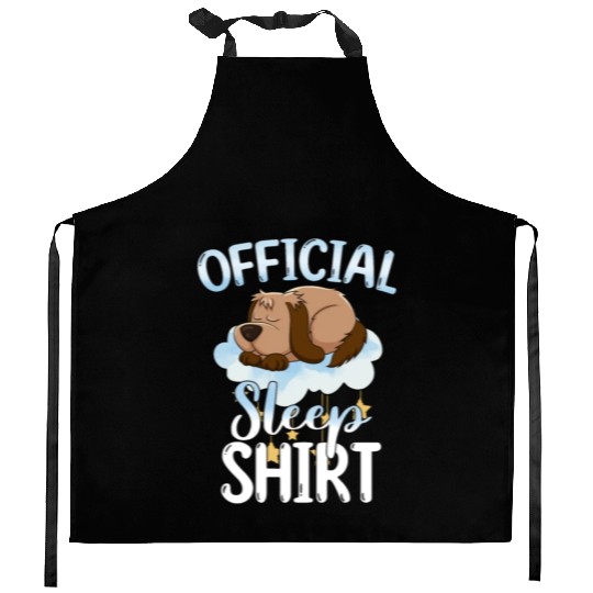 Official Sleep Kitchen Aprons Dog
