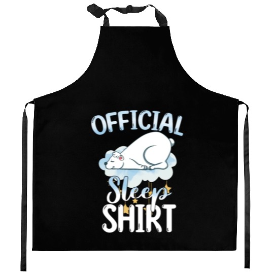 Official Sleep Kitchen Aprons Bear