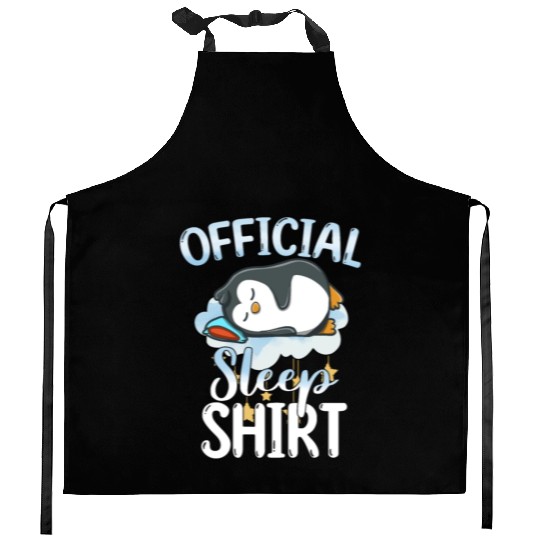 Official Sleep Kitchen Aprons Penguin
