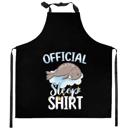 Official Sleep Kitchen Aprons Seal