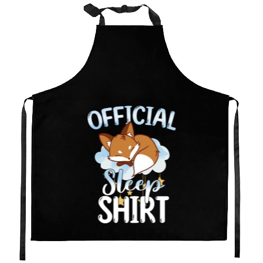 Official Sleep Kitchen Aprons Fox