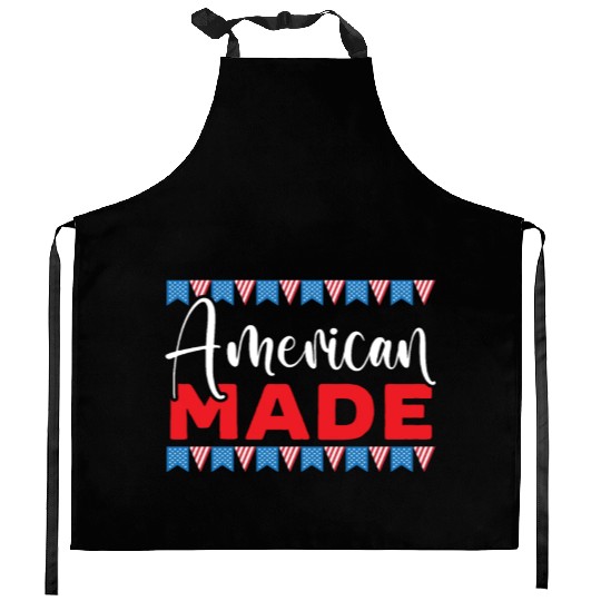 Patriotic America USA Flag 4th Of July American Kitchen Aprons