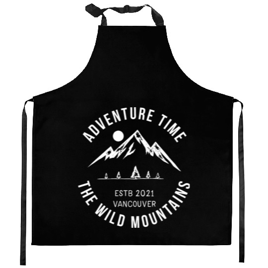 ADVENTURE TIME THE WILD MOUNTAINS Kitchen Aprons