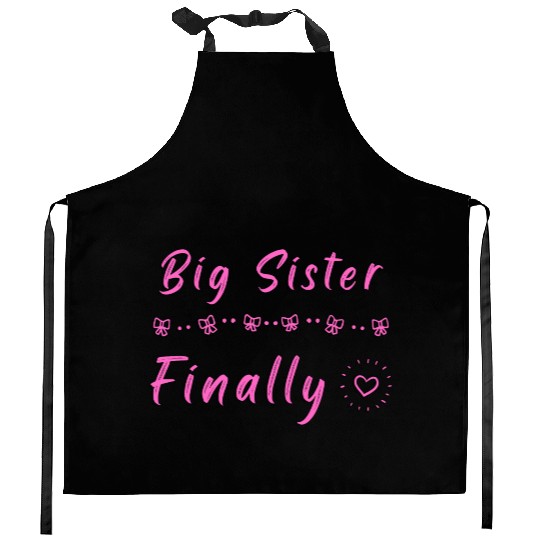 Big Sister Finally Kitchen Aprons