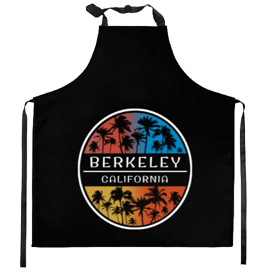 Berkeley California Stylish Vacation Souvenir Kitchen Aprons
