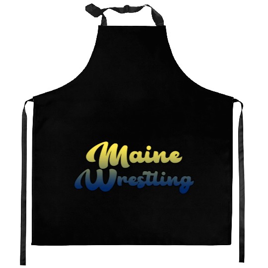 Maine Wrestling Kitchen Aprons