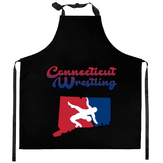 Connecticut Wrestling Kitchen Aprons