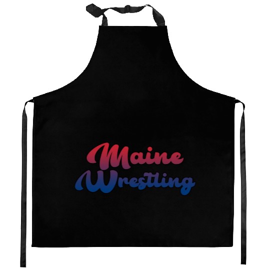 Maine Wrestling Kitchen Aprons