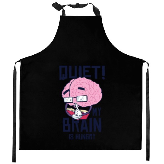 Book Lover Brain Reading Books Literature Kitchen Aprons