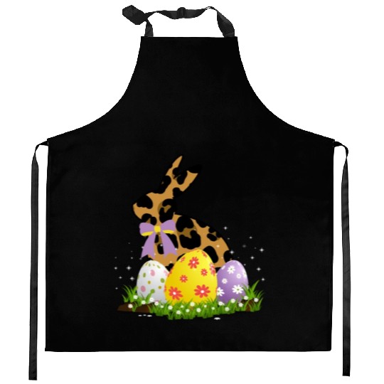 Easter Bunny Leopard Easter egg Rabbit Easter Day Kitchen Aprons