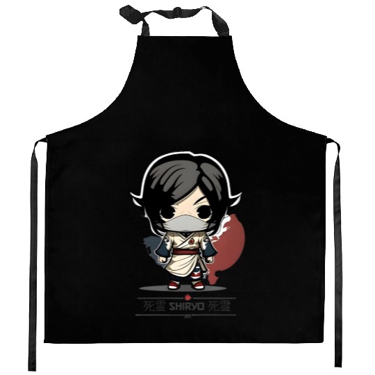 Japan Shiryo Ghost Man Kitchen Aprons
