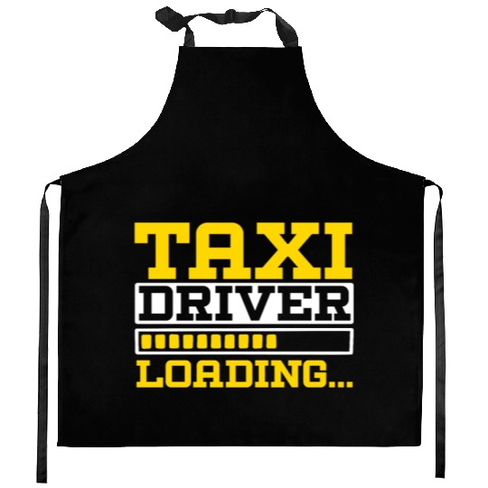 Taxi Driver Loading Taxicab Cab Driver Cabbie Kitchen Aprons