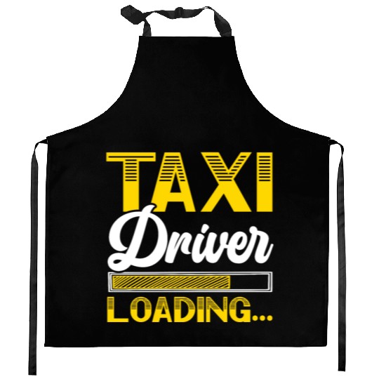 Taxi Driver Loading Taxicab Cab Driver Cabbie Kitchen Aprons