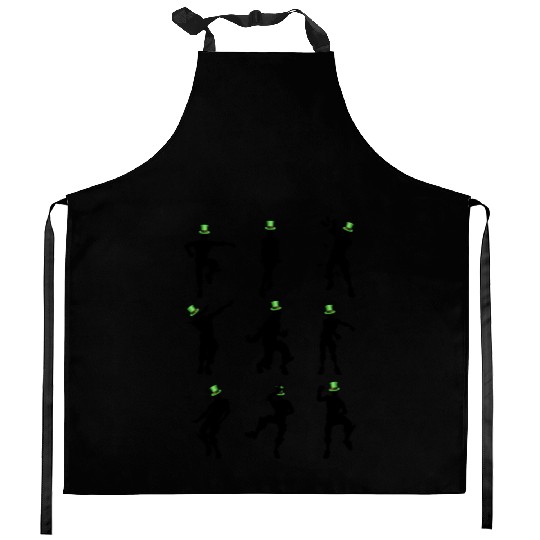 Saint Patrick Day Dance Kitchen Aprons