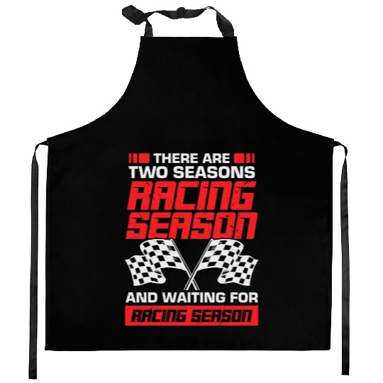 Racing Season Race Car Driver Mechanic Gift Kitchen Aprons