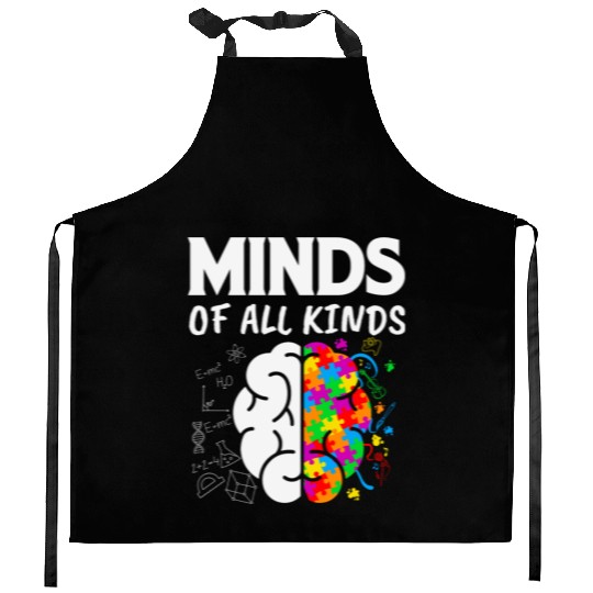 Minds of all Kind Neurodiversity Brain Kitchen Aprons