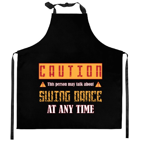 Retro Dance Humor Funny Swing Dancing Kitchen Aprons