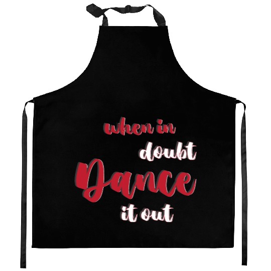 Swing Dancing Dancer When In Doubt Dance It Out Kitchen Aprons
