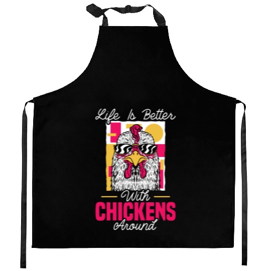 Chicken Farmer Chicken Whisperer Farm Animal Kitchen Aprons