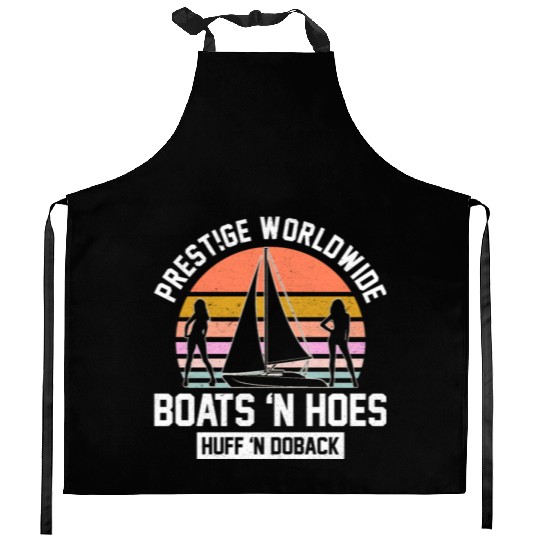 Prestige Worldwide Boats 'N Hoes Huff 'N Doback Kitchen Aprons