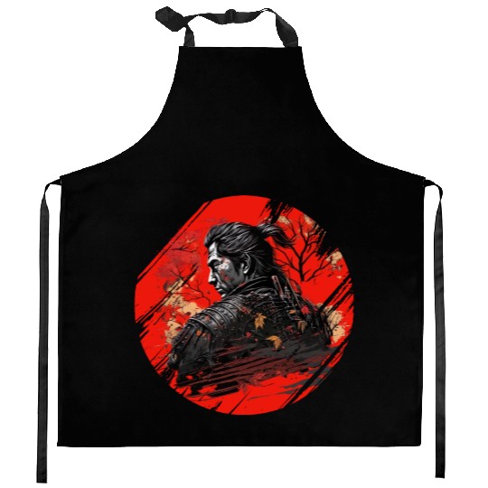 Samurai Japan Culture Kitchen Aprons