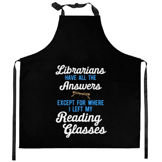Librarian Bookworm Book Nerd Reading Library Kitchen Aprons