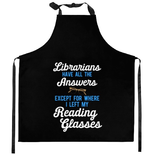 Librarian Bookworm Book Nerd Reading Library Kitchen Aprons