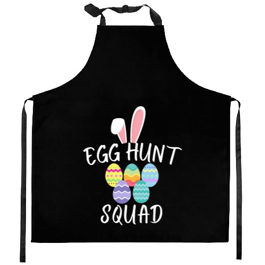 Egg Hunt Squad 2023 Funny Easter Day 2023 Egg Hunt Kitchen Aprons