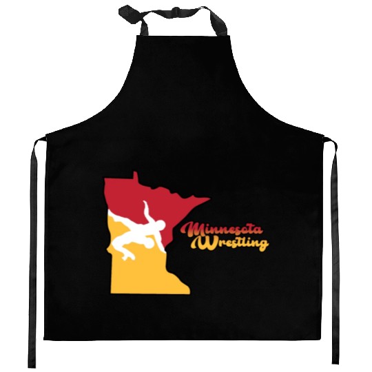 Minnesota Wrestling Kitchen Aprons