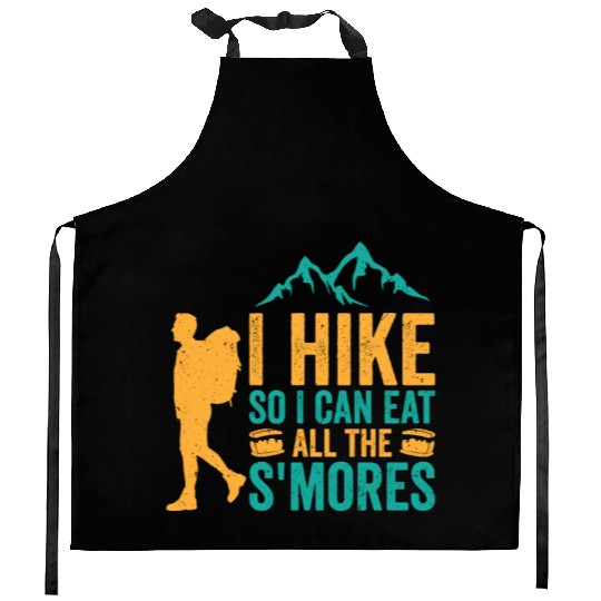 Hiking Camping Mountain Hiker Kitchen Aprons