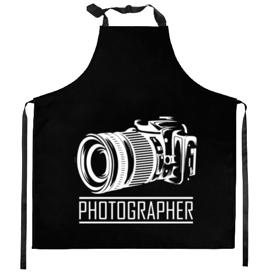 Funny Camera photography quote gift Kitchen Aprons