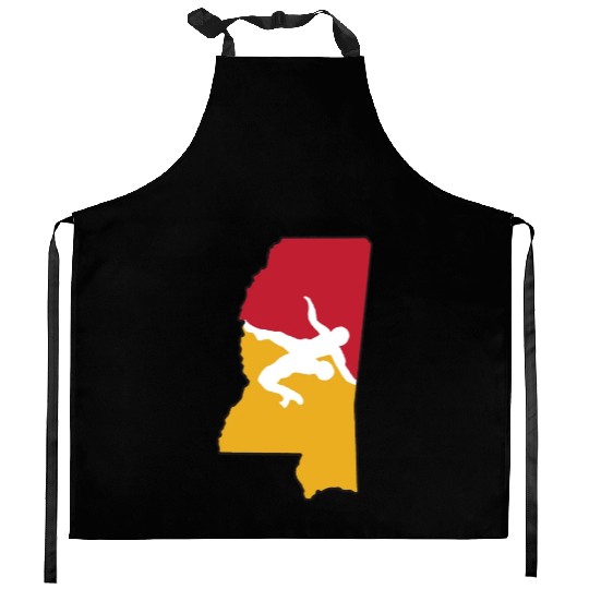 Mississippi Wrestling Kitchen Aprons