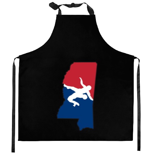 Mississippi Wrestling Kitchen Aprons