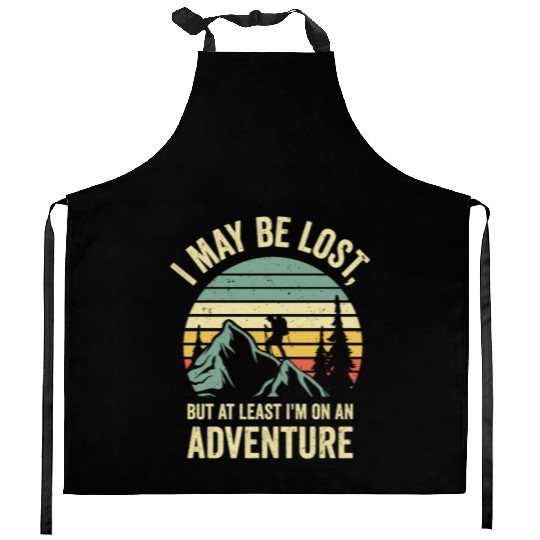 Hiking Camping Mountain Hiker Kitchen Aprons