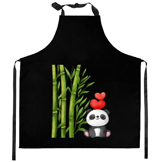 Bamboo Panda Kitchen Aprons