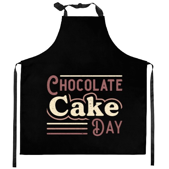 Chocolate Cake Day Dessert Delicious Sweet Kitchen Aprons