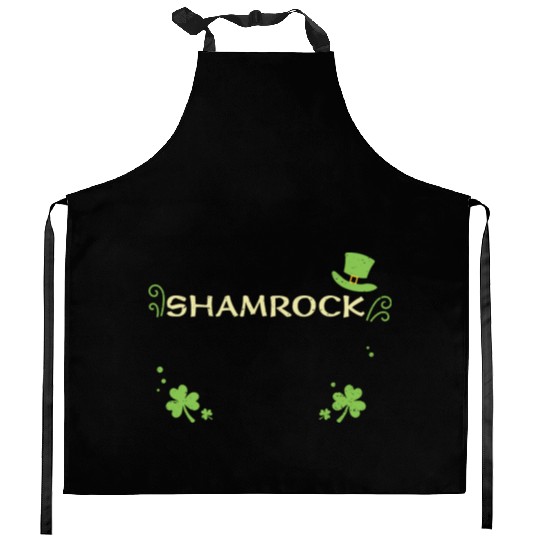Shamrock - St. Patrick's Day Kitchen Aprons