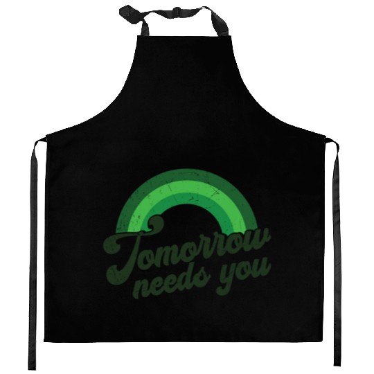 Rainbow Mental Health Tomorrow Needs You Kitchen Aprons