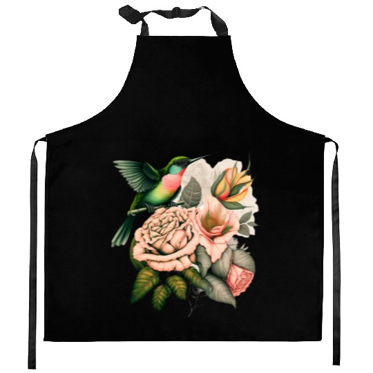 Plants Roses Flowers Kitchen Aprons